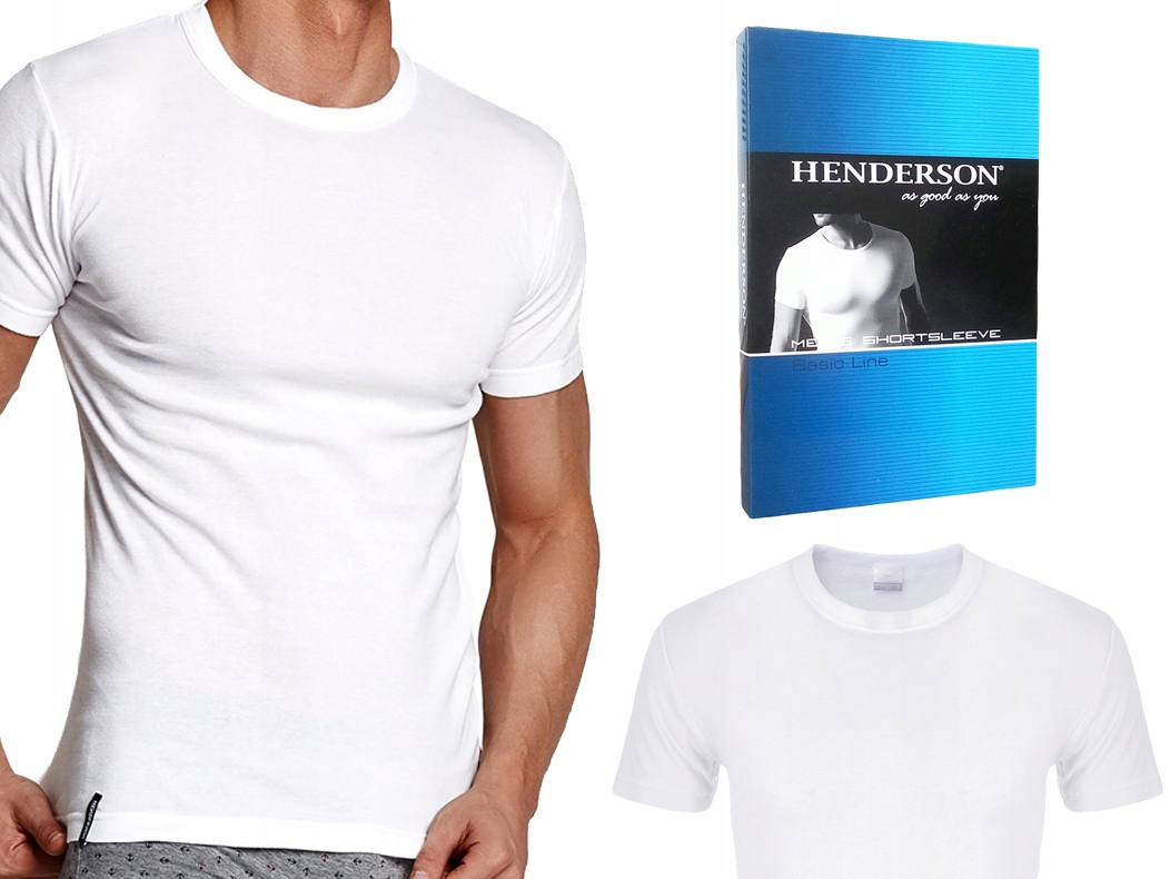 Koszulka T-Shirt K1 Henderson Basic biały L-Zdjęcie-0
