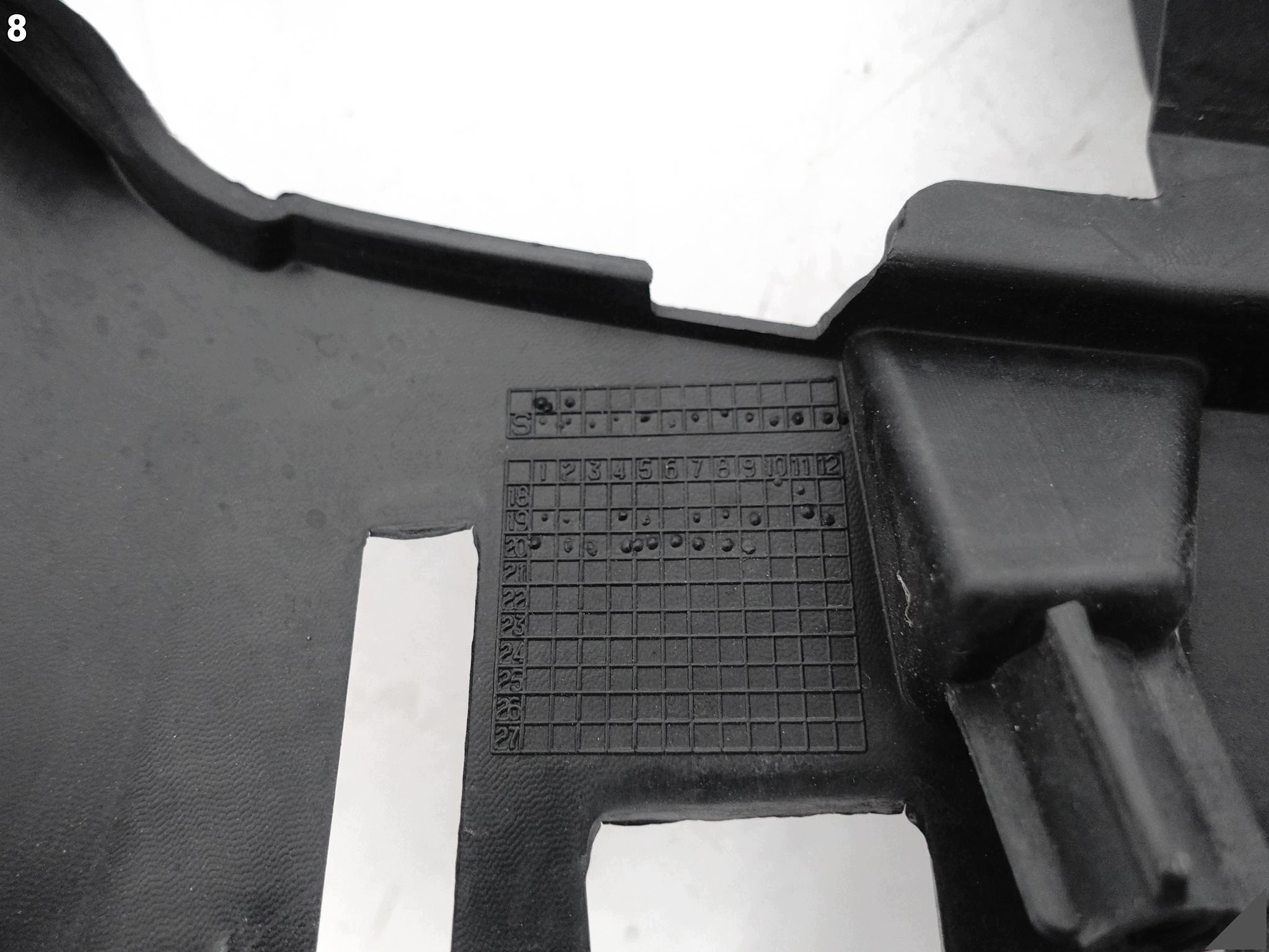 PORSCHE 911 992 TURBO S 20- support holder frame W bumper front left