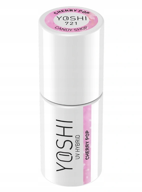 Yoshi Lakier Hybrydowy UV LED Cherry Pop 6 ml - 721 Pojemność 6 ml