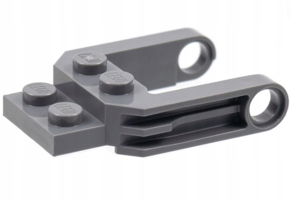 

Lego 77598 Łącznik dwa ramiona 2x2x2/3 c szary