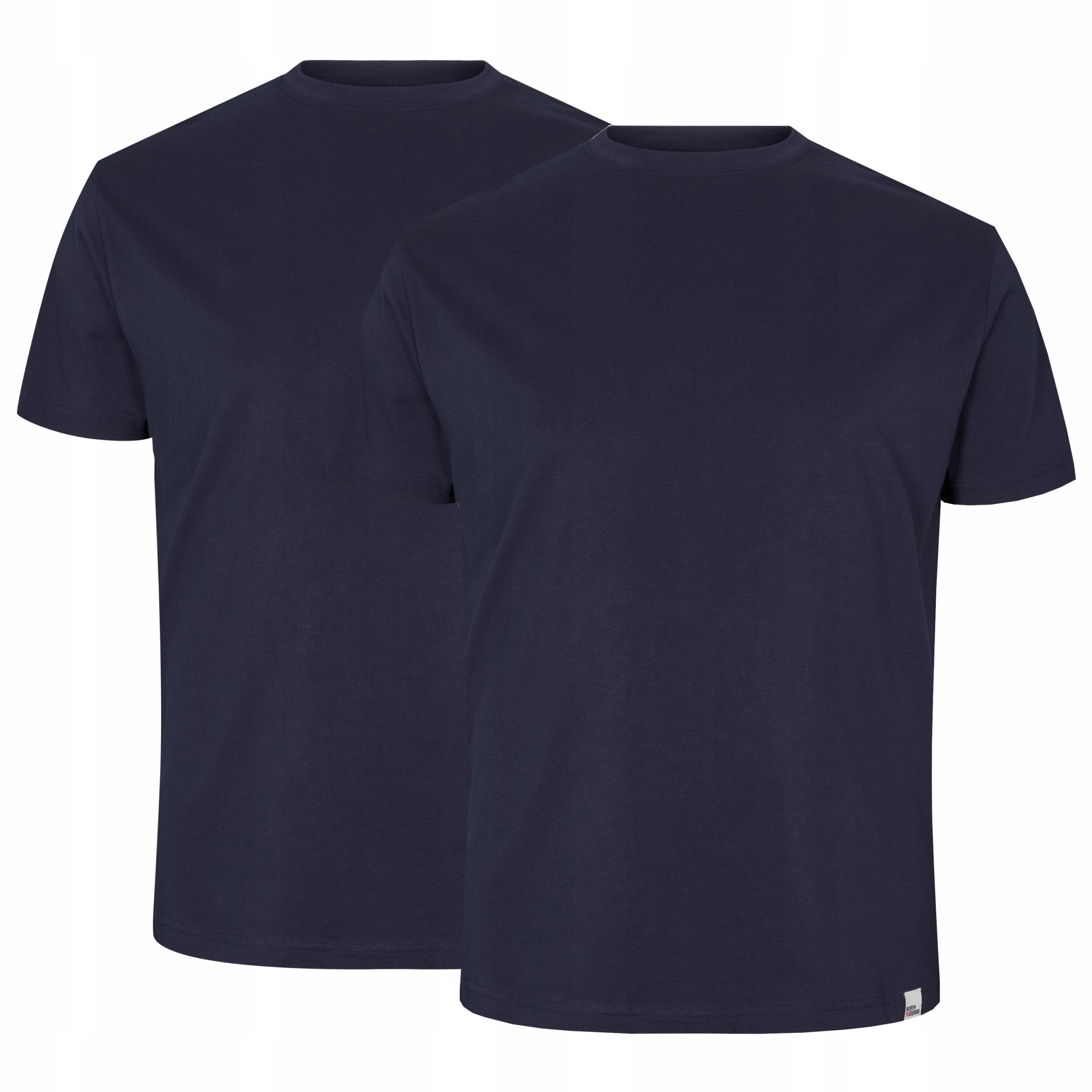 NORTH 56°4 DUŻE ROZMIARY DWIE KOSZULKI GRANATOWE T-SHIRT 2PAK 4XL 142cm