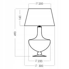 Lampa OXFORD BLACK L048311501 - 4concepts Długość/wysokość 49 cm