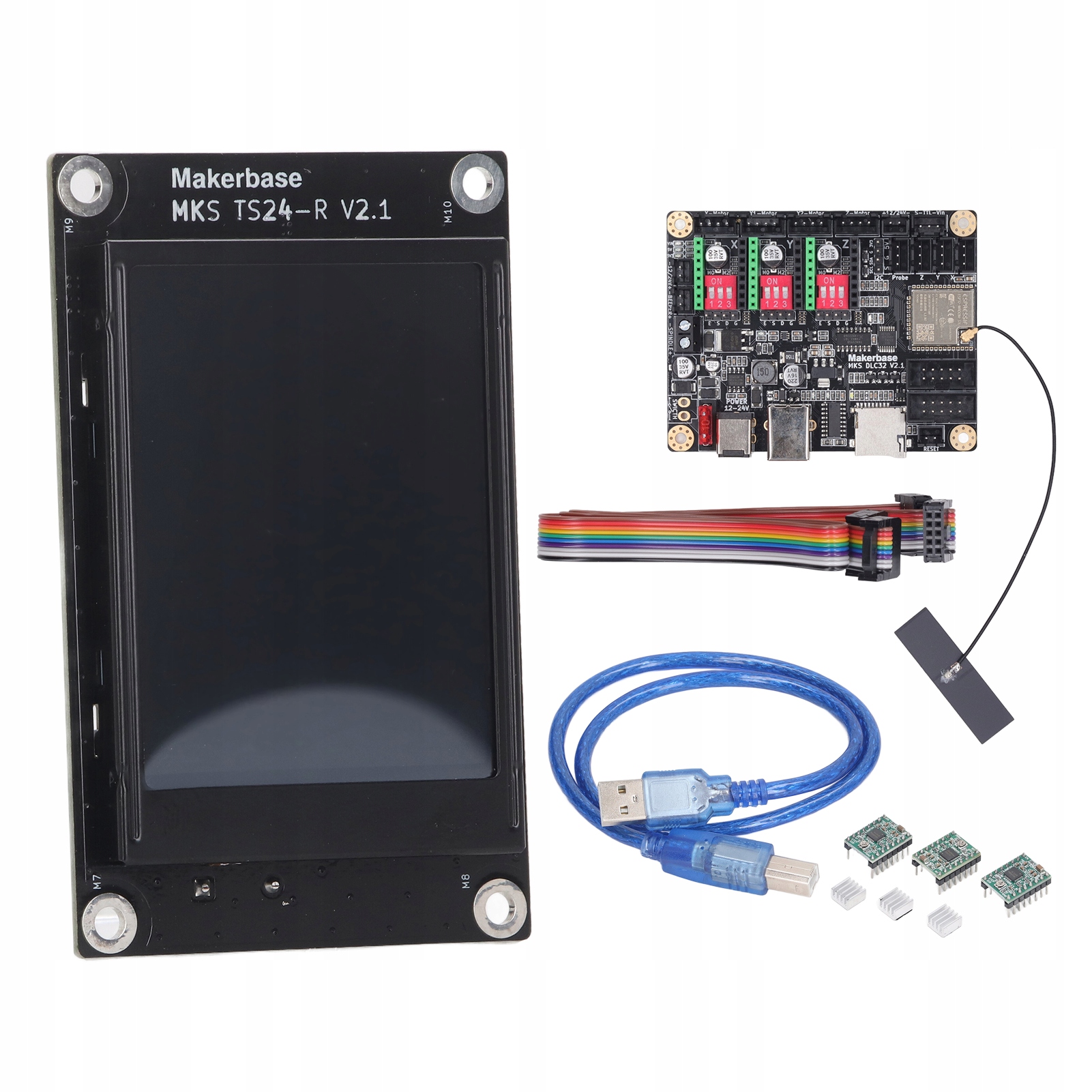 Základní Deska Mks DLC32 V2.1 32BIT Ovladač Laserový Gravírovací Stroj