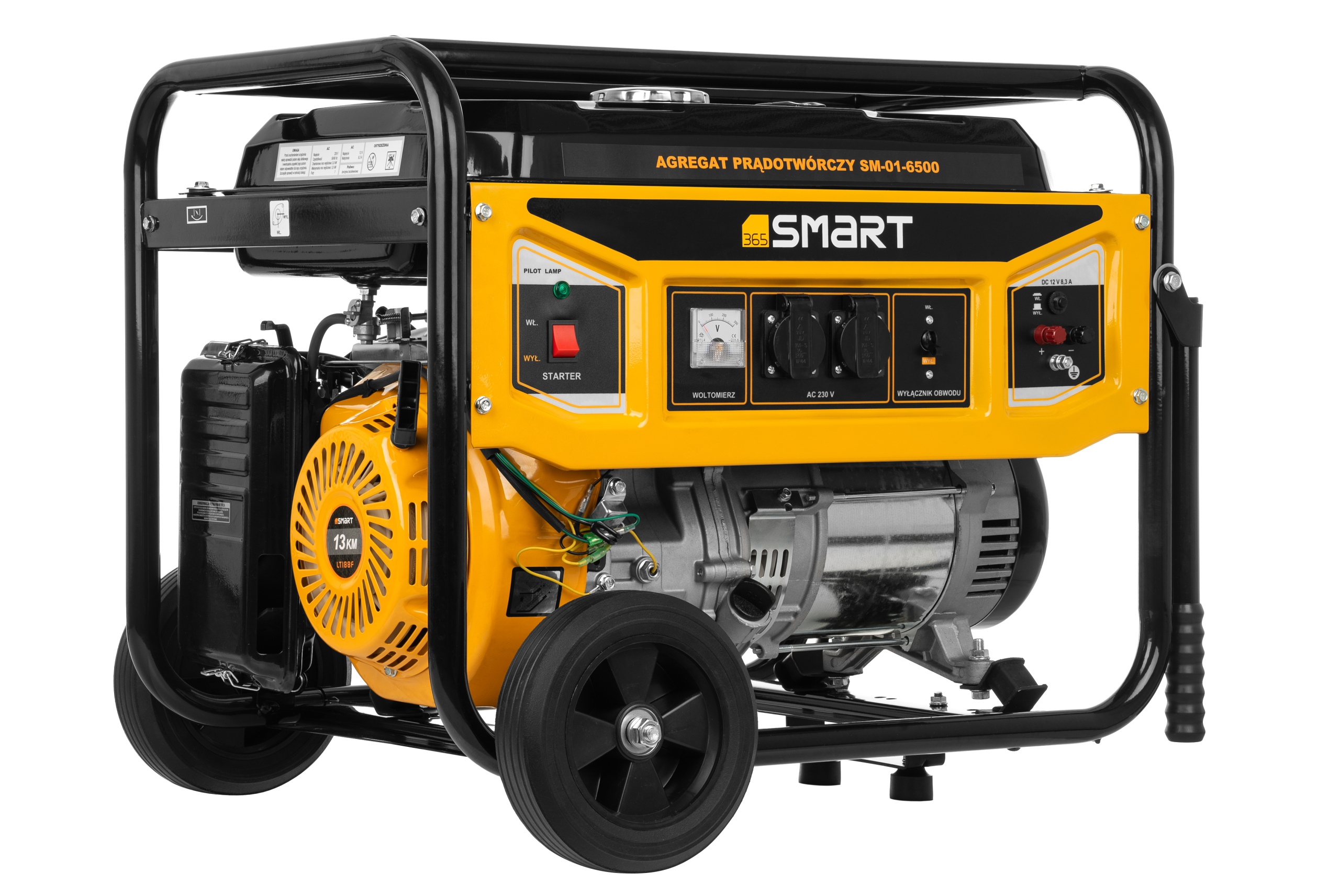 

Agregat prądotwórczy jednofazowy 5KW Avr SMART365