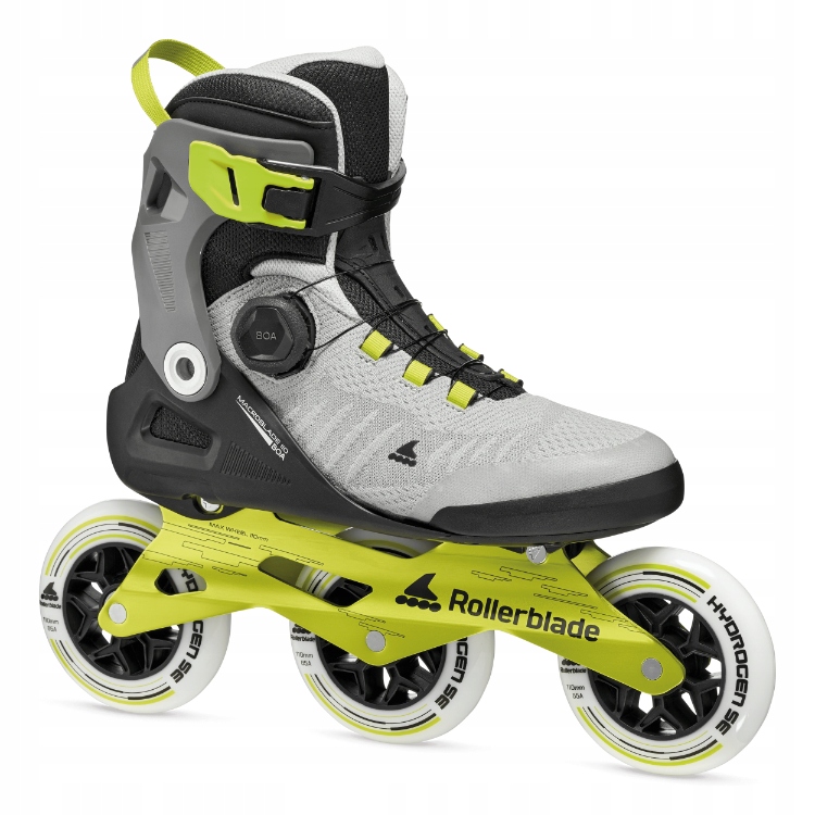 Rolki męskie Rollerblade Macroblade 110 Boa czarno-limonkowe (310)