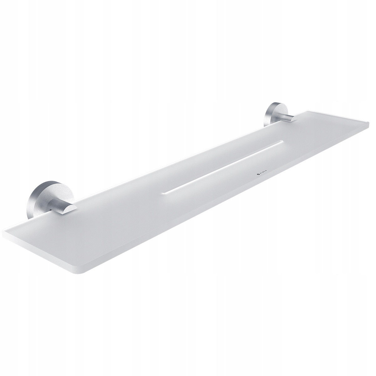 Nimco Unix polica do kúpeľne s otvormi, brúsená nerez, 60cm Unm X460-10