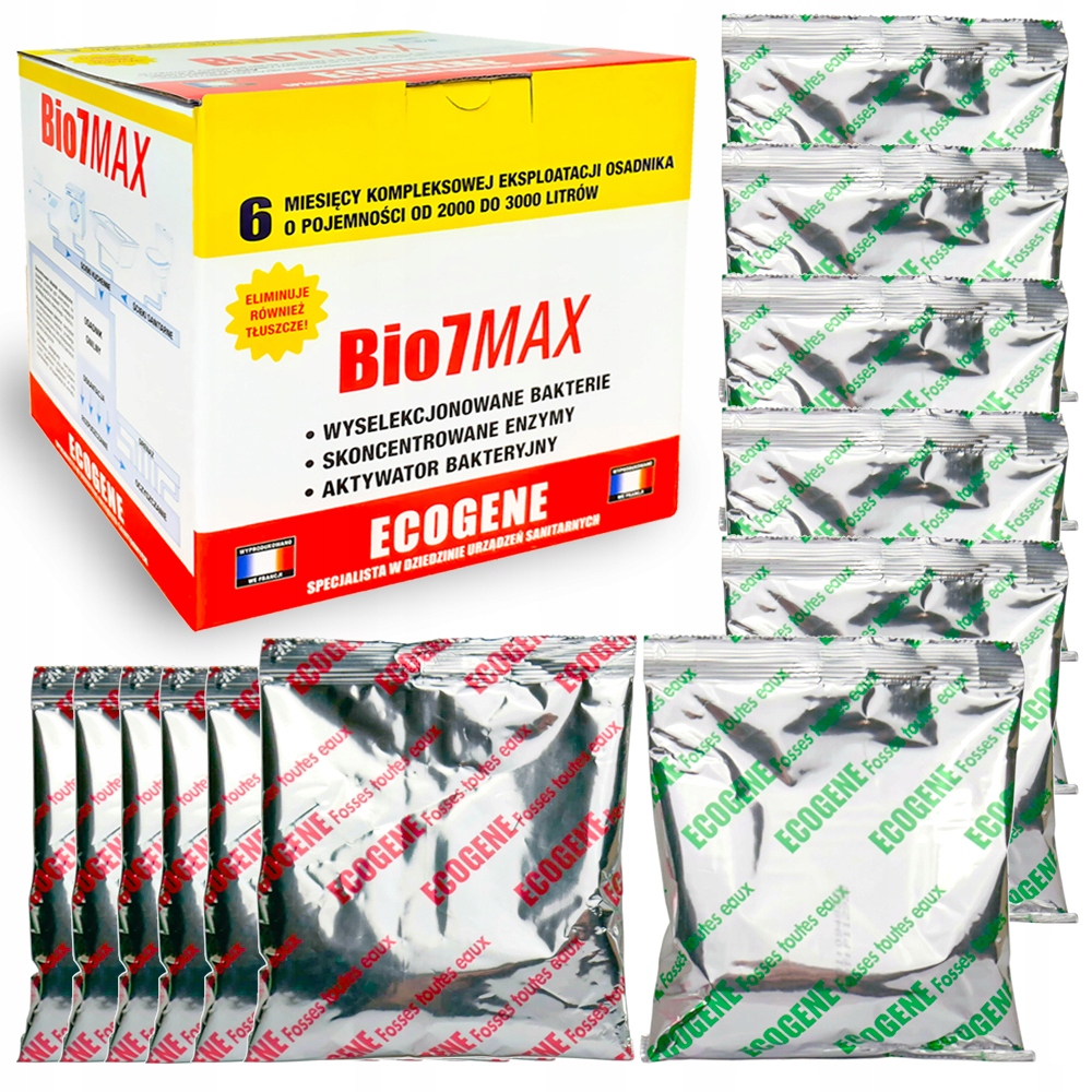 

Bio 7 Max 1 kg bakterie do oczyszczalni Oryginał