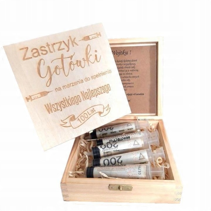 

urodzinowy zastrzyk gotówki z Grawerem