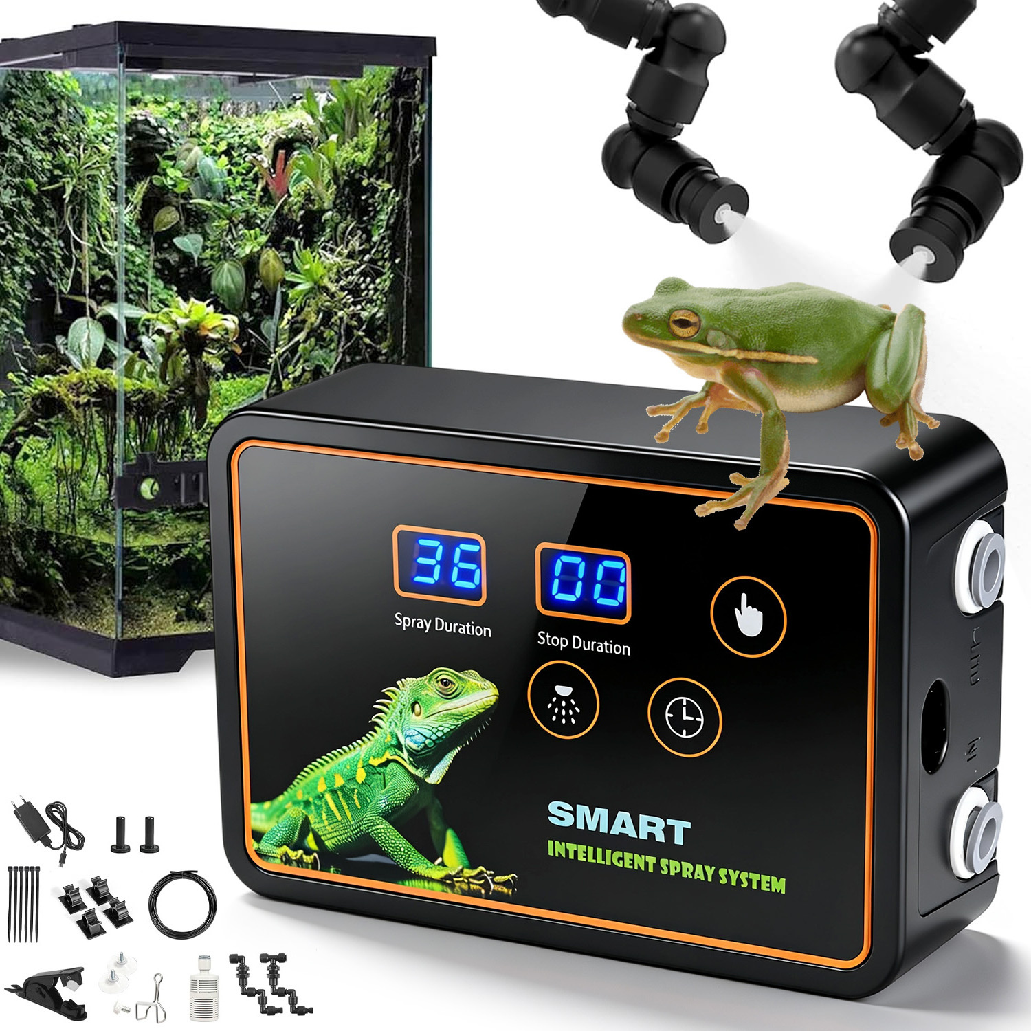 SYSTEM ZRASZANIA DO TERRARIUM/ PALUDARIUM/ VIVARIUM TIMER DO GADÓW