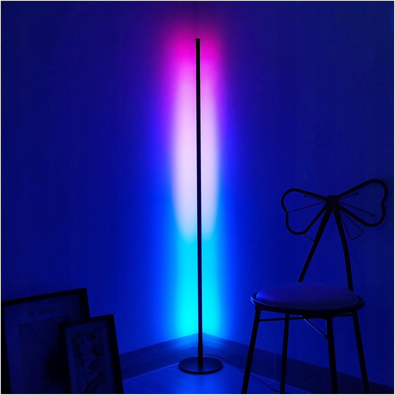 LED STANDING LAMP FLOOR DESK BED LAMP 96LED APP+PILOT Kolekcja lampa podłogowa