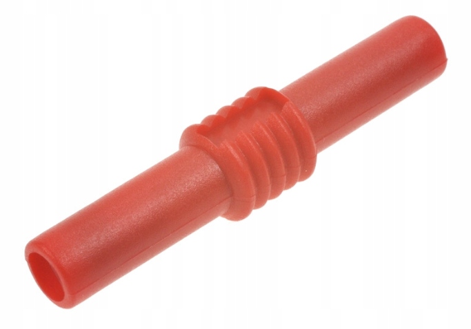 

Adapter 2x gniazdo bananowe czerwone