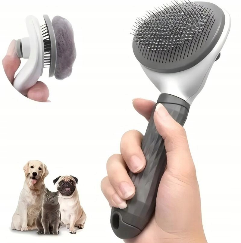 Kartáč Na Vlasy Pro Psa A Kočku Samočistící Hřeben 2 Ks