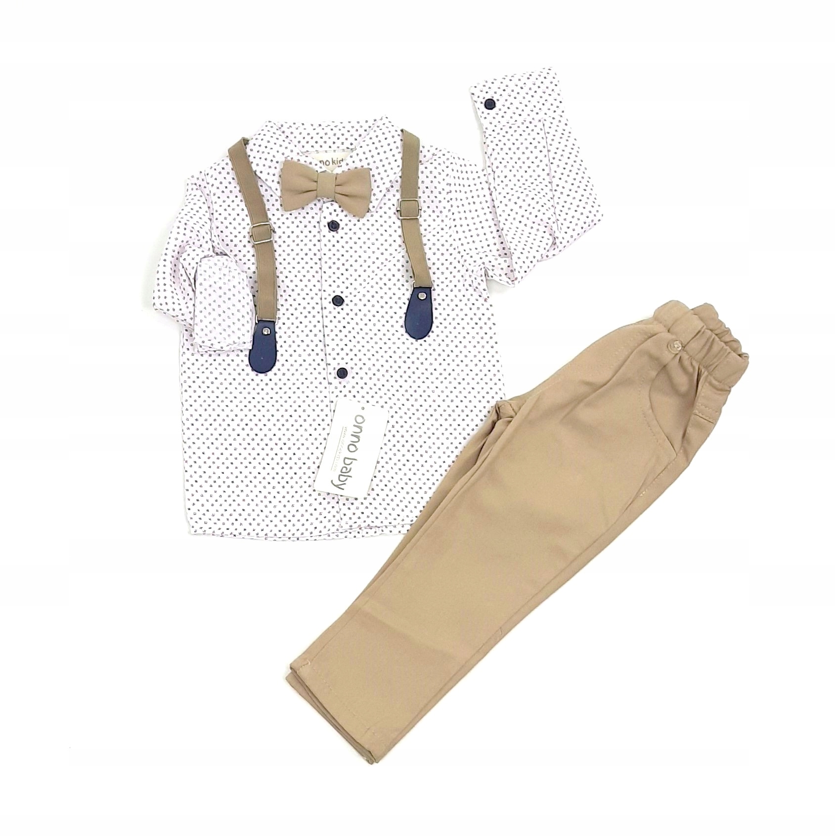 КОСТЮМ для МАЛЬЧИКОВ рубашка брюки галстук-бабочка шелк 128