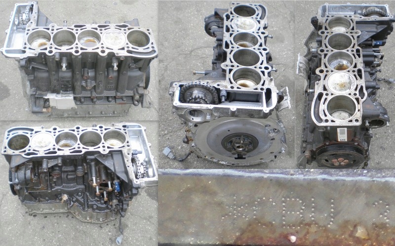 cbu cbt blok silnika wał tłoki miska 2.5 vwag