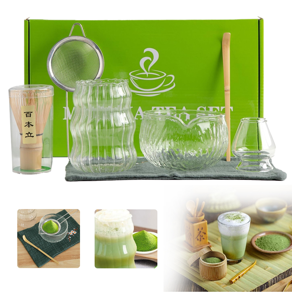 Prezentowy Do Herbaty Matcha Dla Miłośników Matchy 7SZT