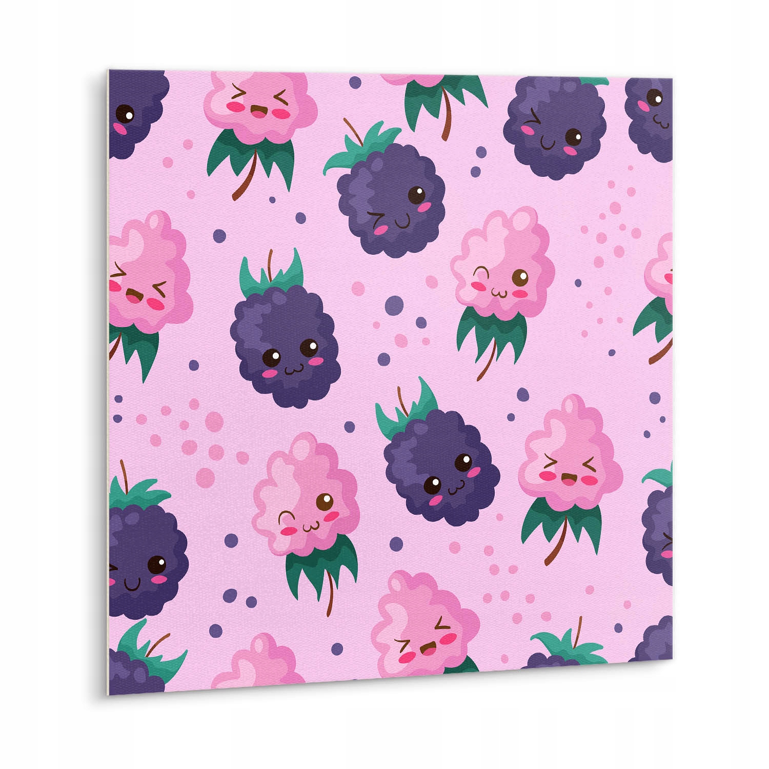 Stylový dekor – Pvc dlaždice, silný vinyl 30 x 30 cm, růžové pastelové ovoce