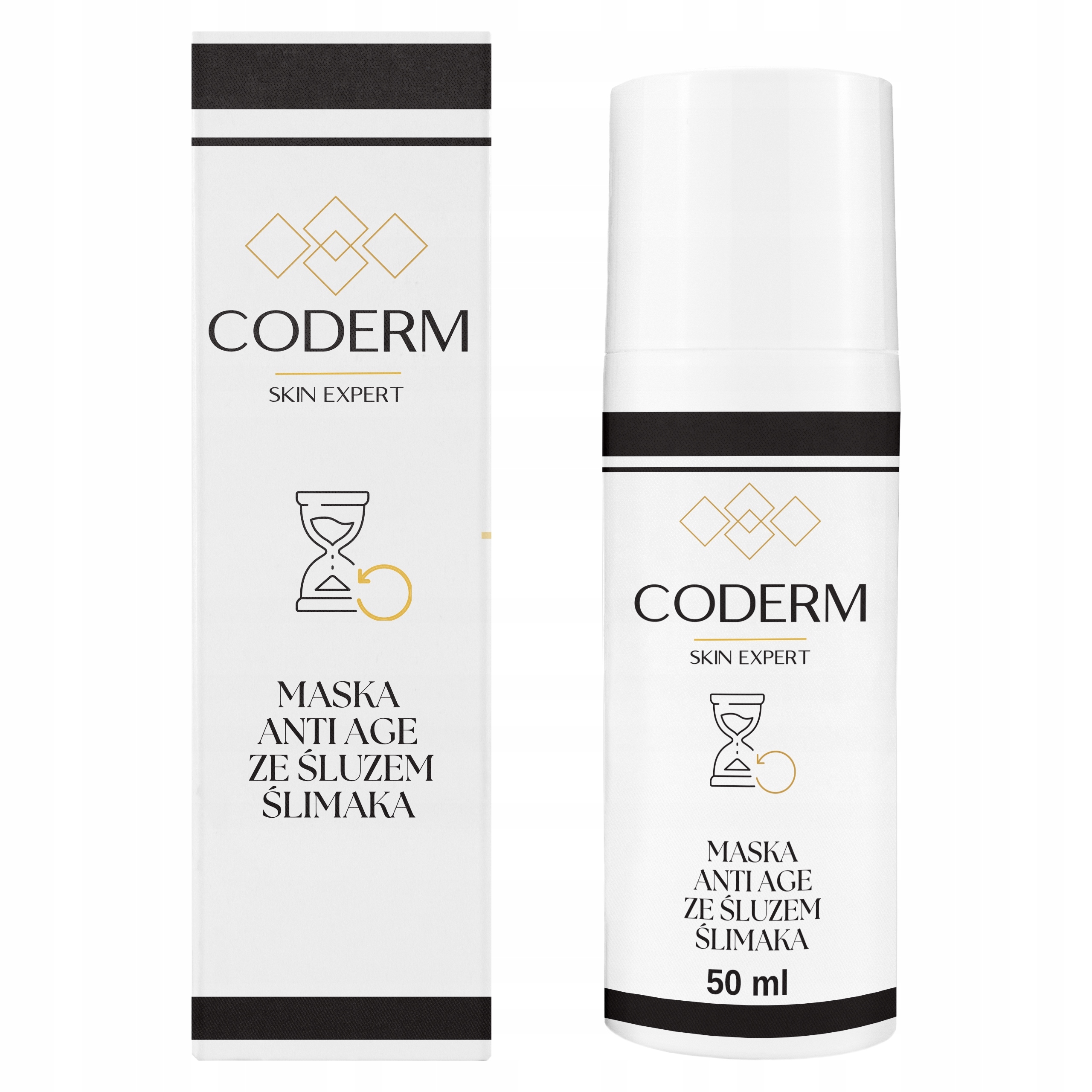 Coderm Anti-age noční maska. Účinná proti vráskám a skvrnám Polský výrobek