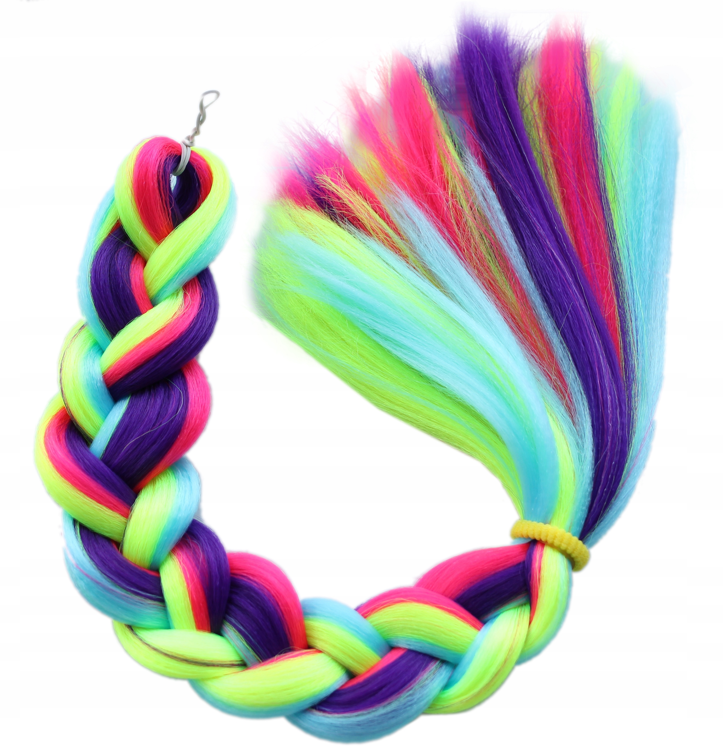 

Włosy warkoczyki Neonowe Twisty 4 Proste