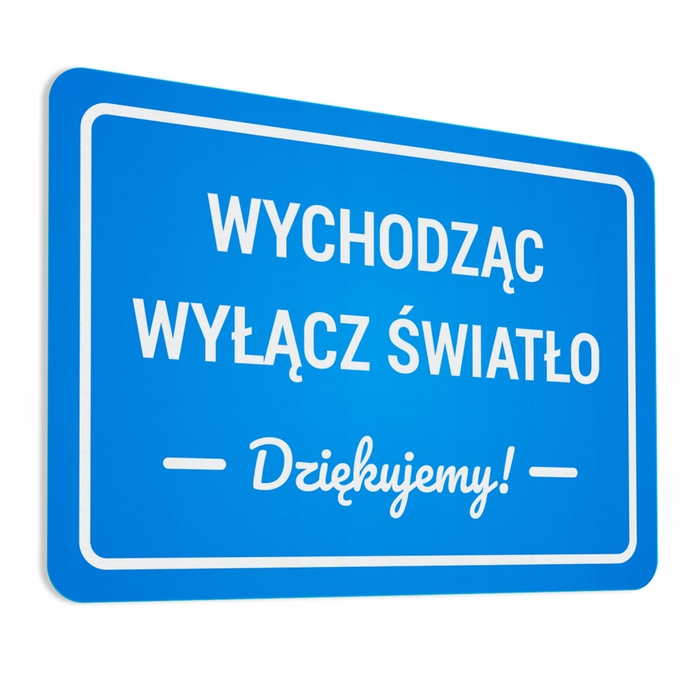 

Wychodząc Wyłącz Światło naklejka 7x10
