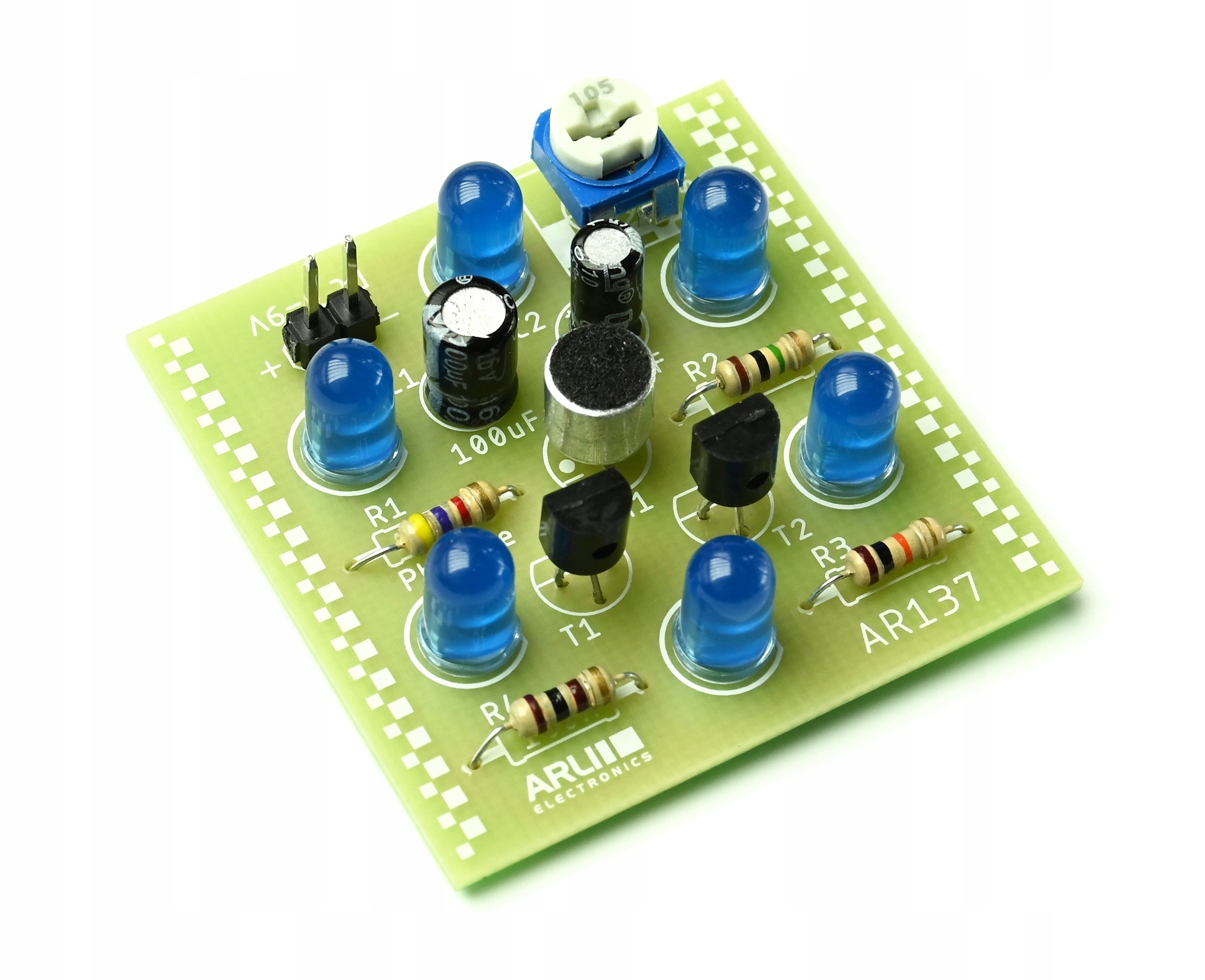 

AR137/B Sygnalizator dźwięku niebieskie Led kit
