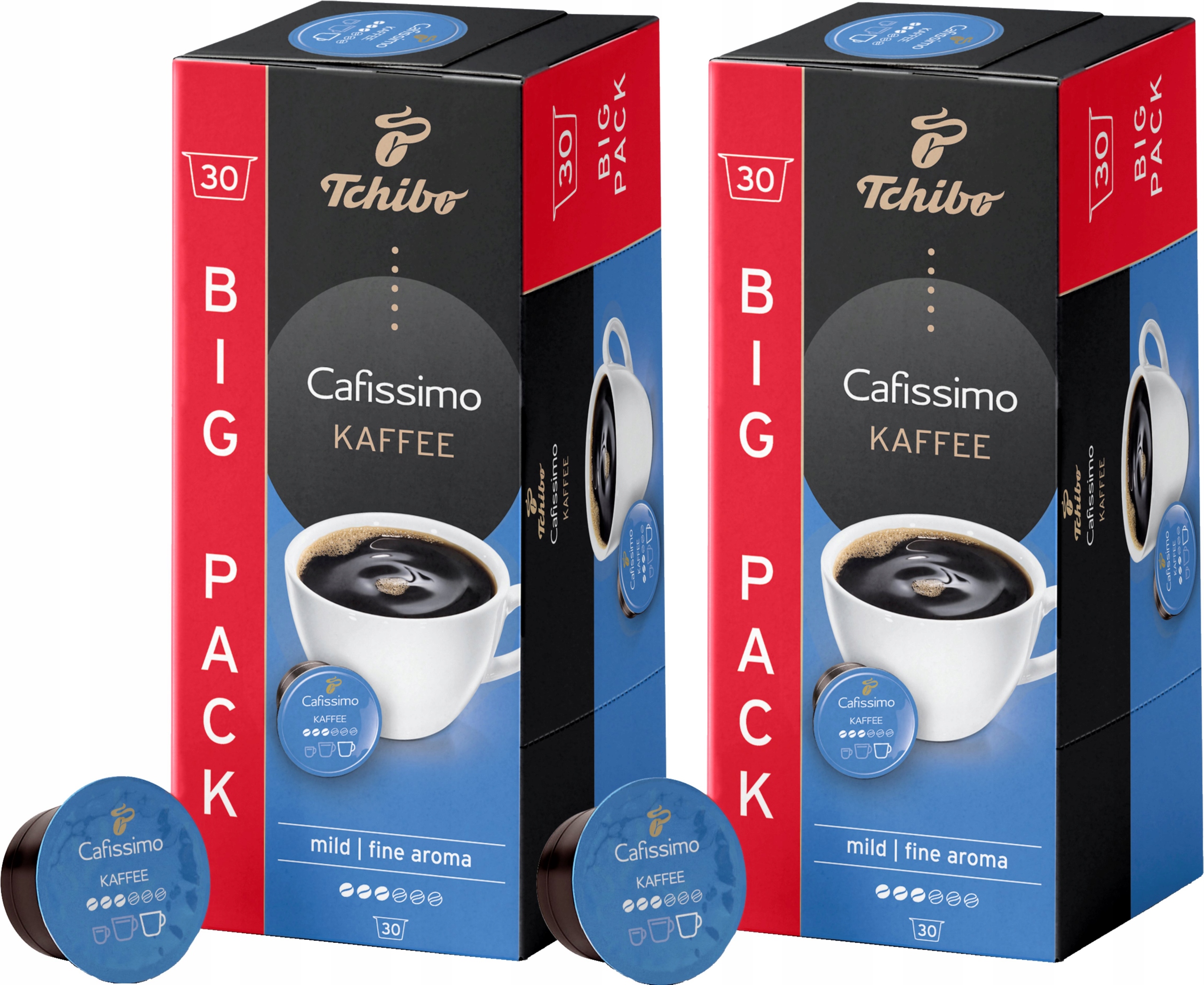 Kapsle Tchibo Cafissimo Kaffee MILD 2 x 30 kusů
