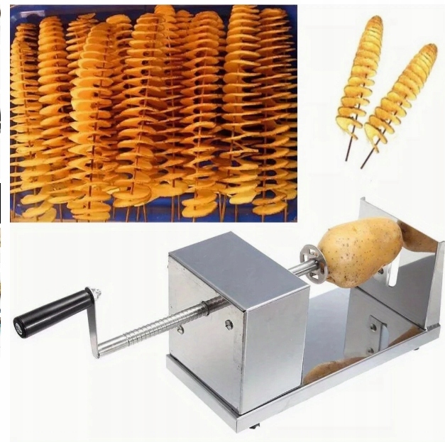 Maszynka Do Zakręconego Ziemniaka Spiral Potato Fruit Twister Chip Cutter Marka Pavolt