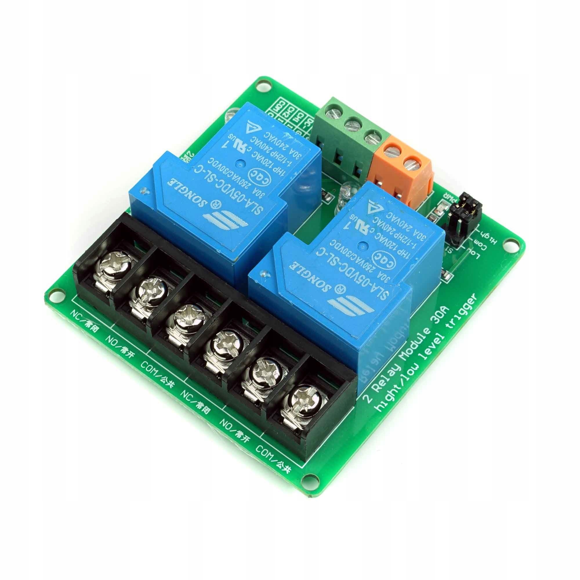 

Przekaźnik 2 kanałowy 30A 240V Hl/ll 2CH