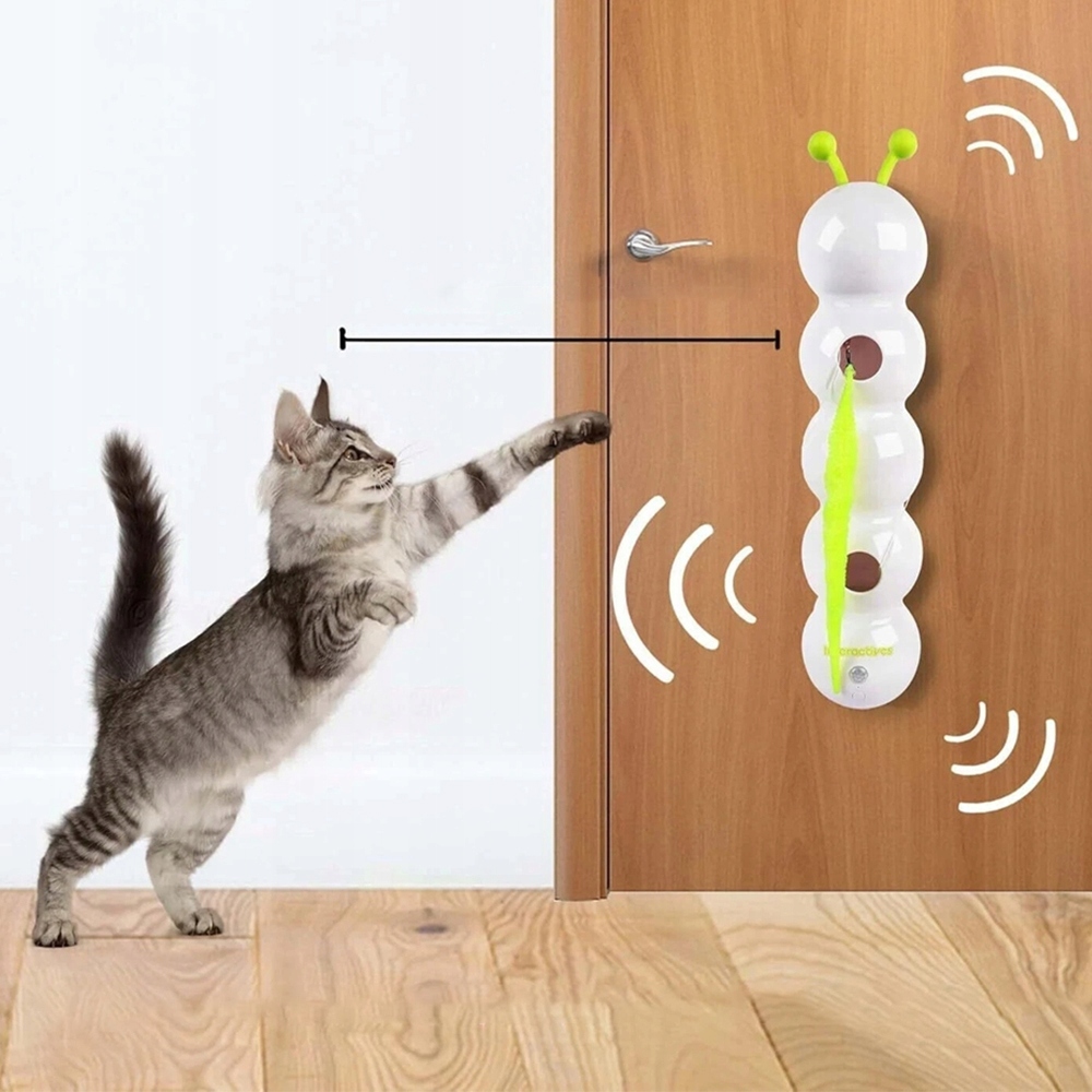 Elektrická Hračka Pro Kočky S Automatickým Senzorem Pohybu A Přísavkou