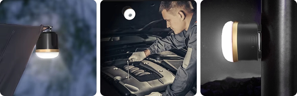 BOSTE LAMPKA LED KEMPINGOWA TURYSTYCZNA POWERBANK LATARKA BEZPRZEWODOWA USB Stan opakowania oryginalne