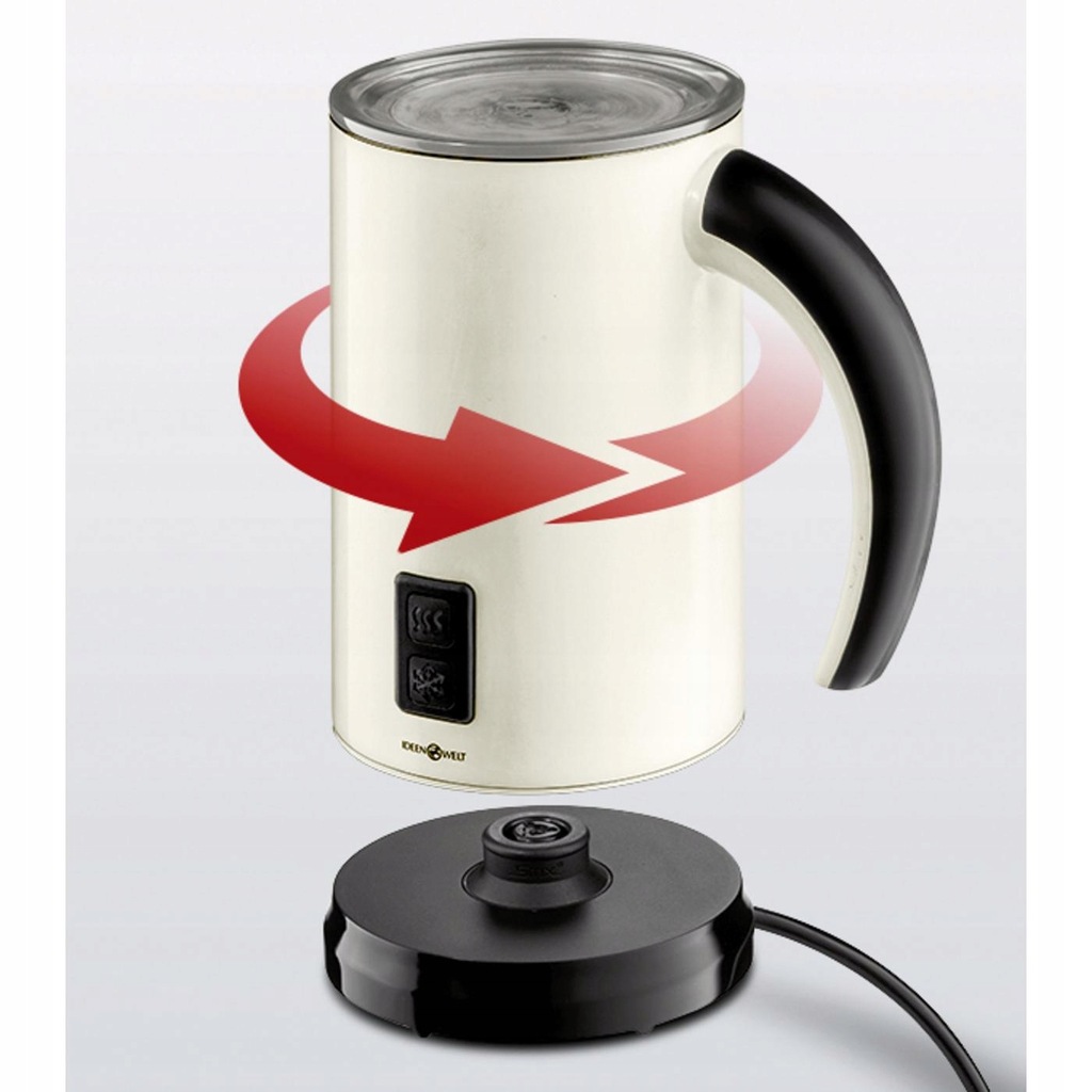 SPIENIACZ DO MLEKA IdeenWelt z PODGRZEWACZEM 2 MIESZADŁA POWŁOKA ILAG Kod producenta MMF-234-V2