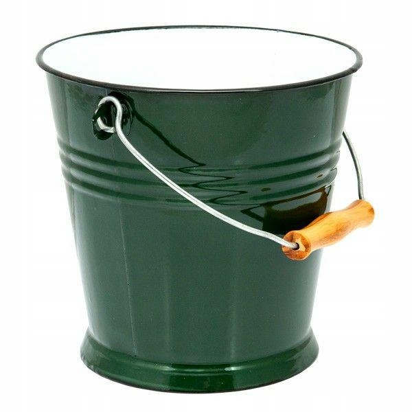 Levně Igmar Emalia smaltovaný kbelík 26 cm 12 l zelený