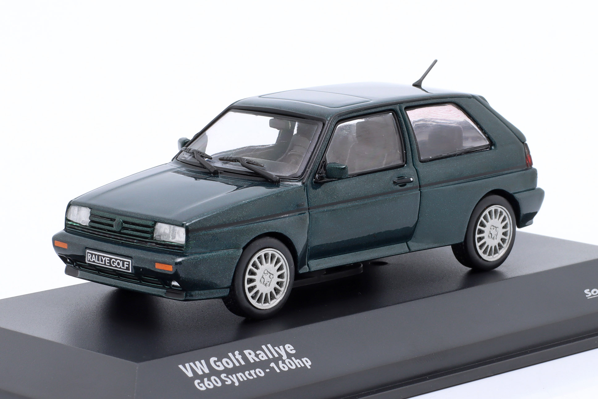 Volkswagen Vw Golf II 2 Rallye G60 Syncro 1989 Green Pearl Solido 1:43 1/43