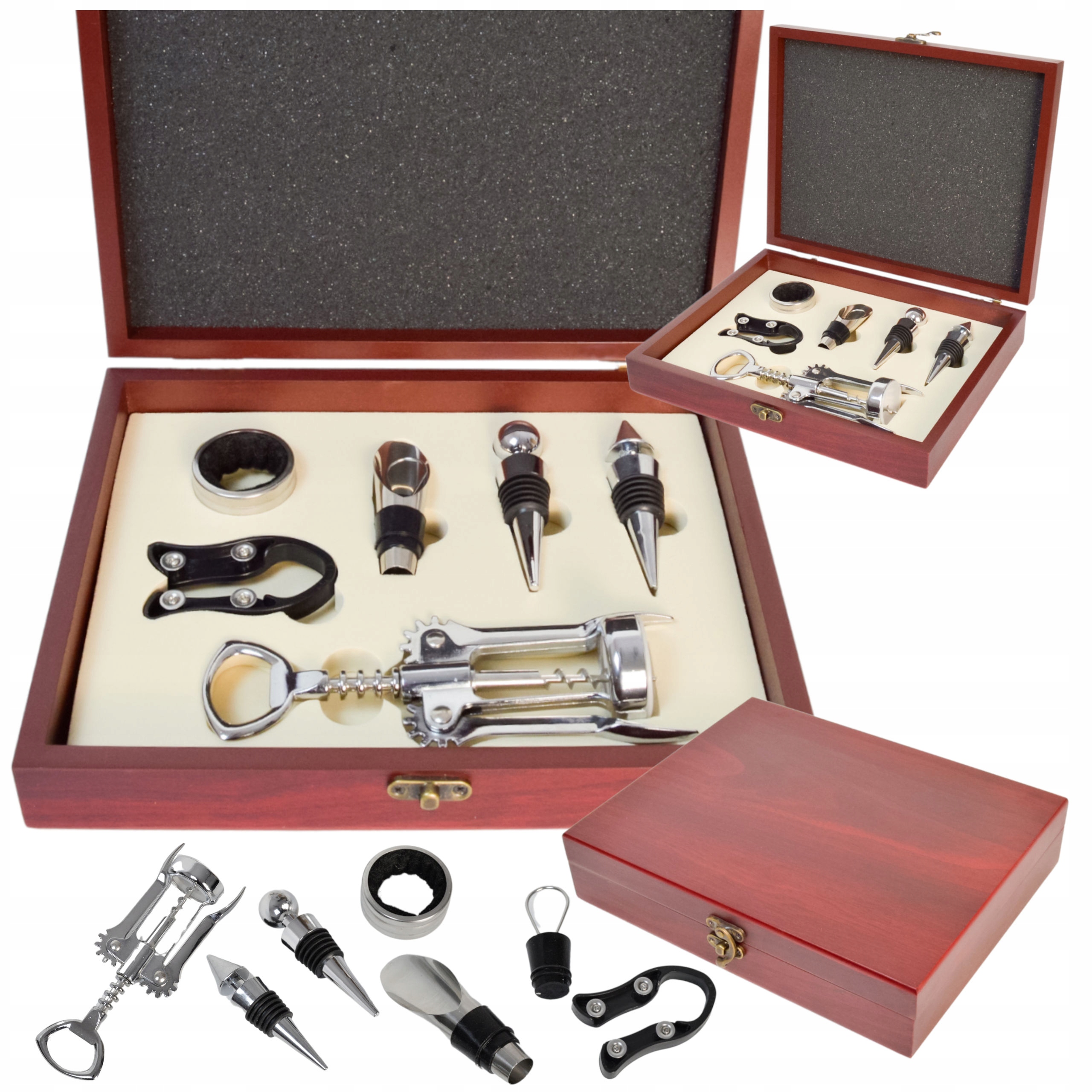 Sada Na Víno Korkovník Trychtýř Korek dárková taška