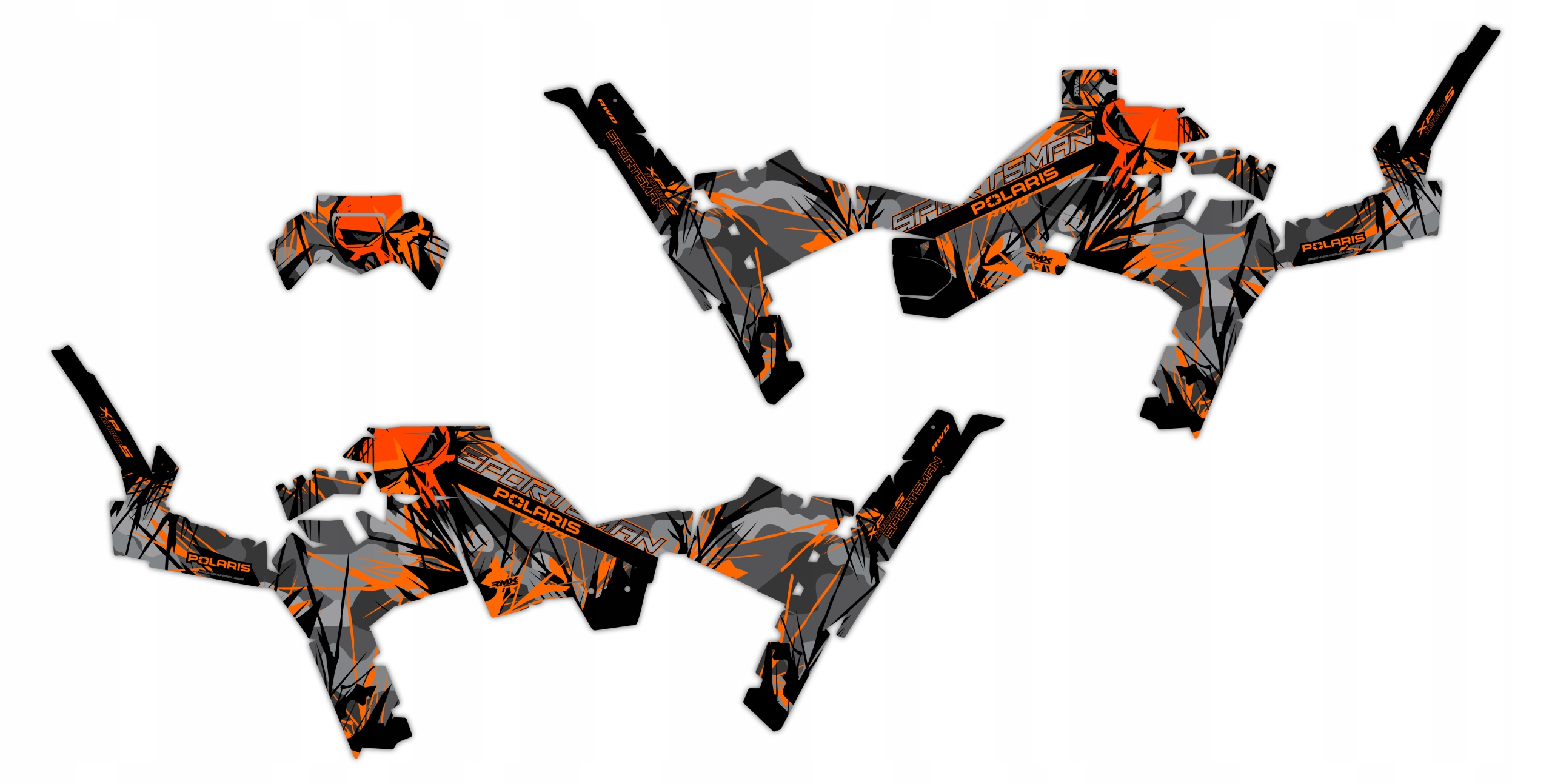 Dýha Nálepky štvorkolka Polaris Sportsman Xp 1000 S 2024 2025