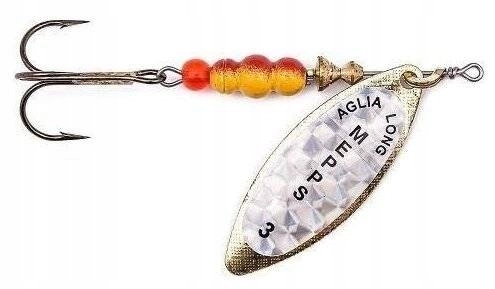 Obrotówka Mepps Aglia Long Rainbo 4 złota 17g