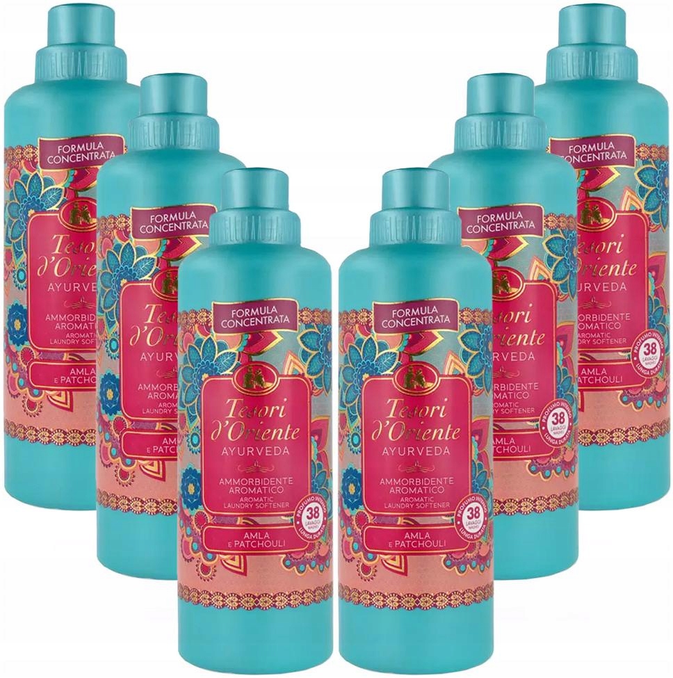 Levně 6x Tesori Ayurveda Italská Tekutá Aviváž Oblečení Výkonný Koncentrát 760 ml