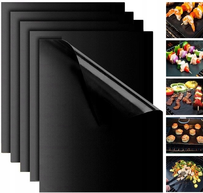 

5x Mata Teflonowa Na Grill Gril Tacka Do Pieczenia