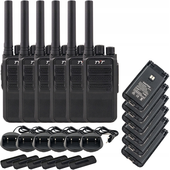 Vysílačky Tyt TC-666F Rádia Walkie Talkie Pmr Nabíjení Usb Odolné