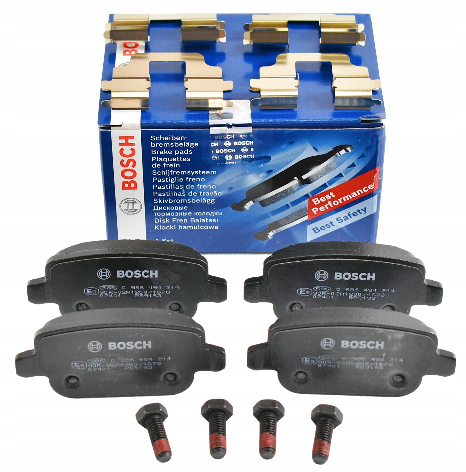 BOSCH KLOCKI HAMULCOWE TYŁ FORD MONDEO IV MK4