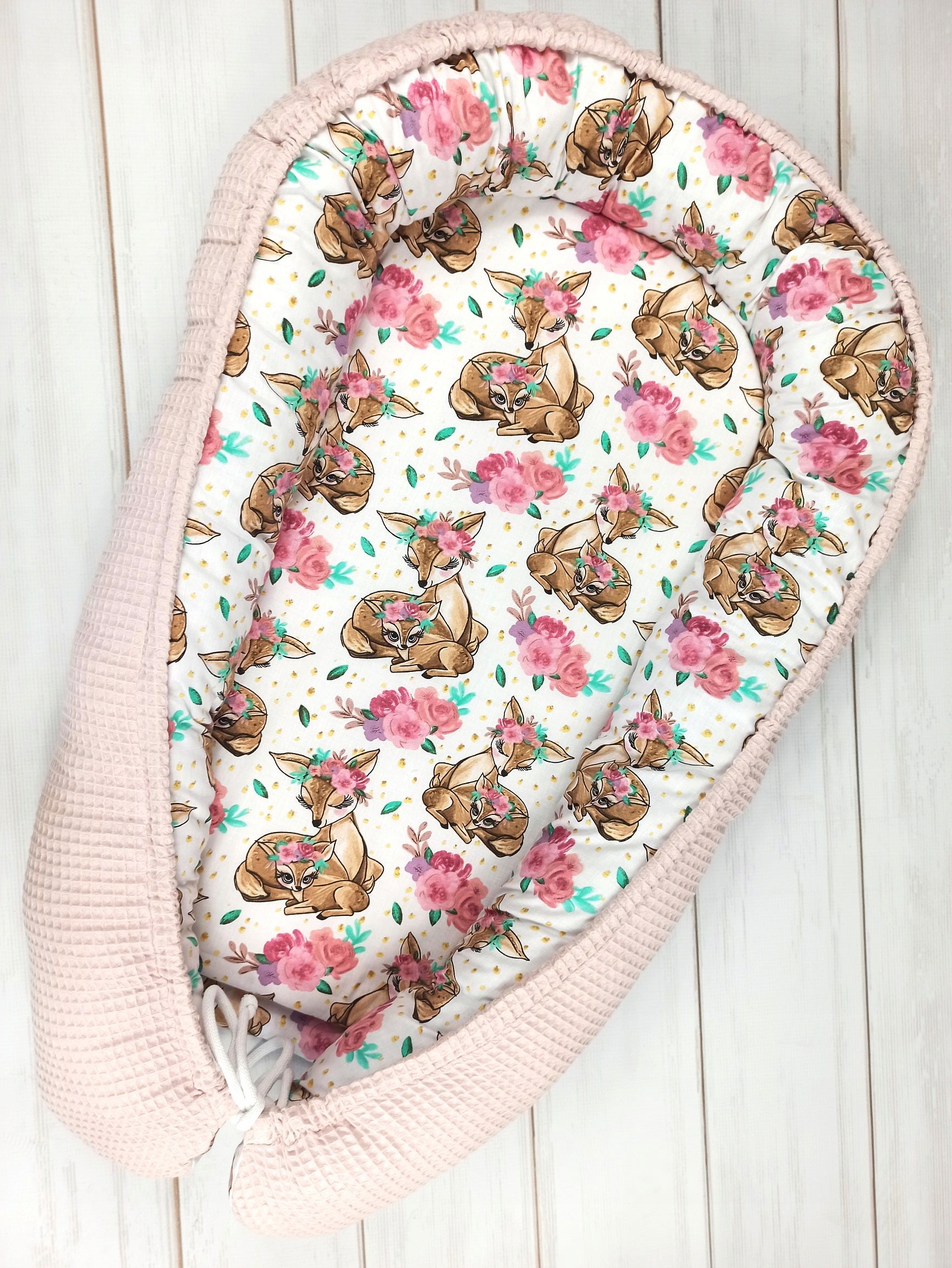 NikaTymi Kokon Niemowlęcy GNIAZDO Kojec WAFEL Bawełna PIERWSZA WYPRAWKA 8el Marka inna marka