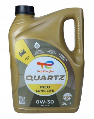 Total Olej Quartz 0W30 5L Long Life/ C3/ 504.00 507.00/ C30/ LL04