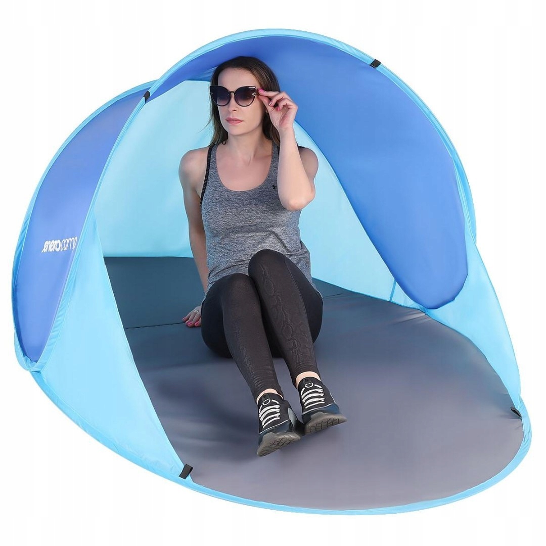 NAMIOT PARAWAN PLAŻOWY SAMOROZKŁADAJĄCY 190x120x86CM + ZABAWY Z DZIEĆMI Liczba osób 2