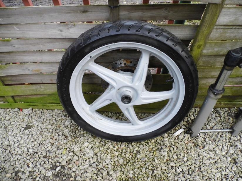 HONDA SH 125 09-12 KOŁO FELGA+OPONA PRZÓD