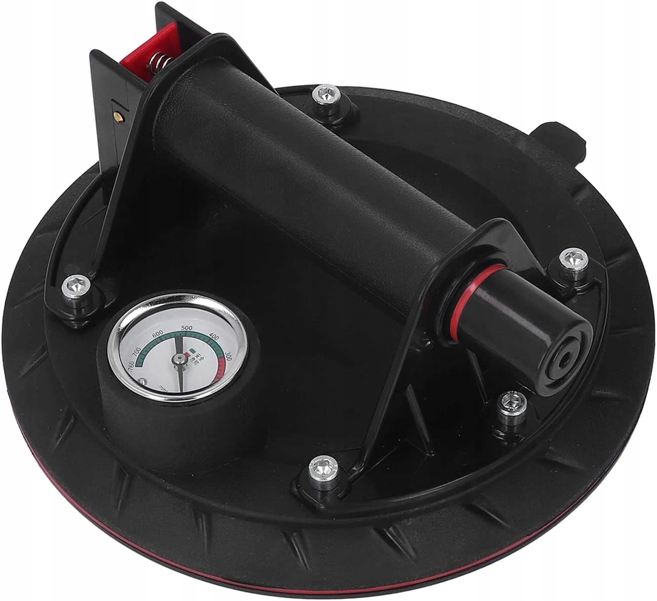 UCHWYT PRZYSSAWKA PRÓŻNIOWA Z POMPKĄ MANOMETREM Marka Geko