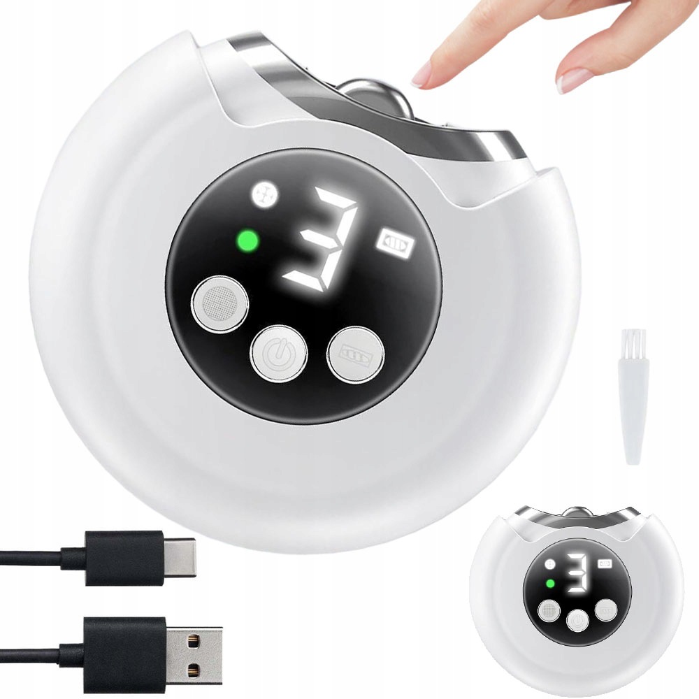 Elektrický odstřihovač nehtů pro seniory s nádobkou a 3 režimy