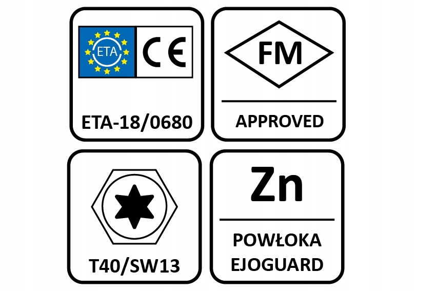 Wkręt EJOGUARD do płyt warstwowych 6,3x155 mm EJOT Marka inny