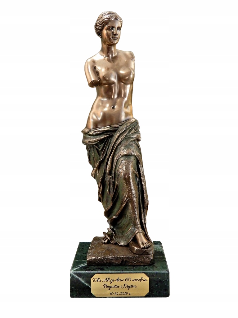 Venuša S Milo Dekoračnou Figúrkou Darček Mramor