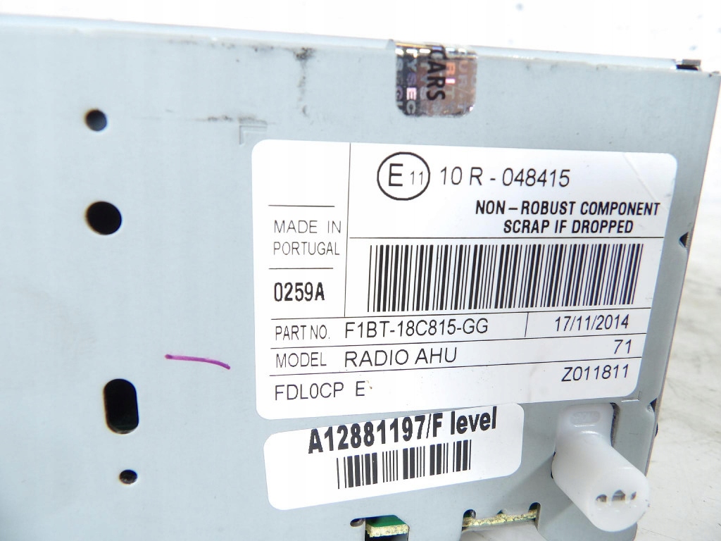 FORD FOCUS MK3 RADIO F1BT-18C815-GG