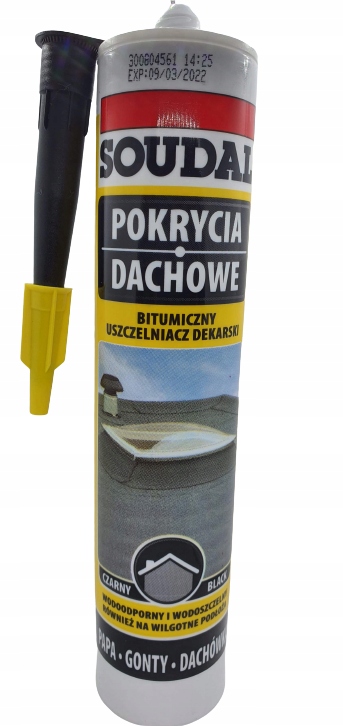

Soudal Uszczelniacz dekarski 280ml Czarny
