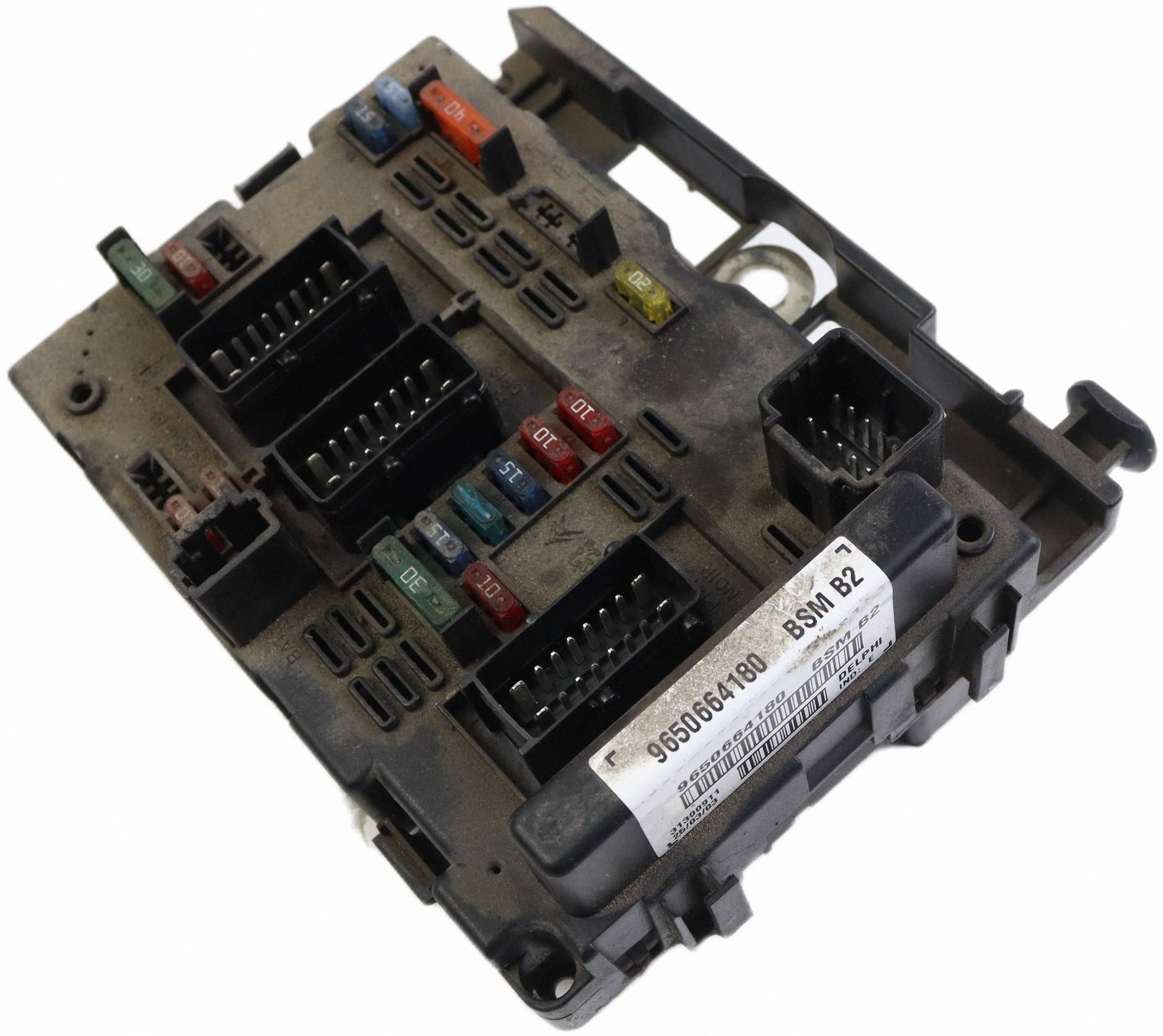 CITROEN PEUGEOT module compartment control unit BSM 9650664180